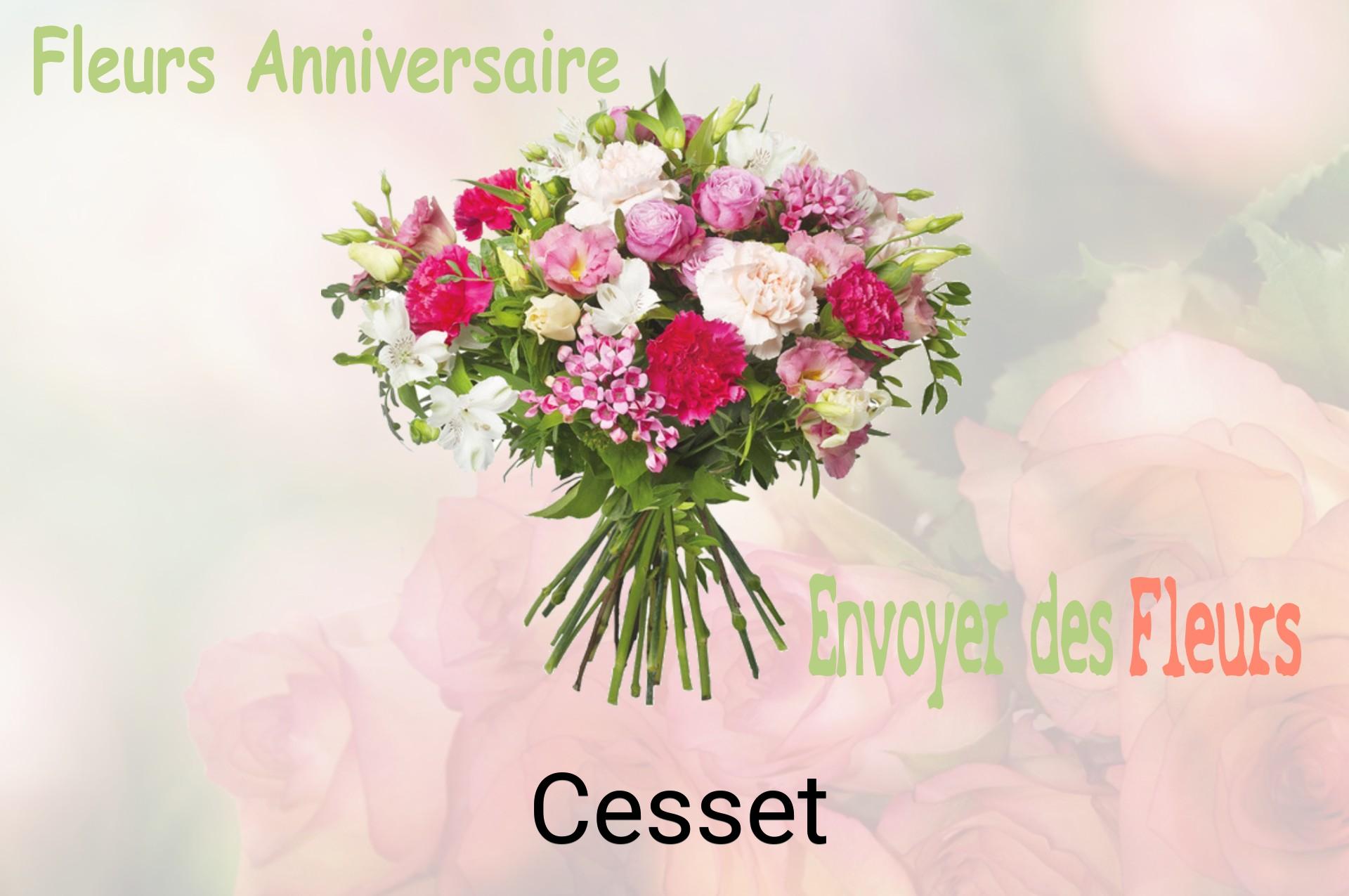 Bouquet de fleurs d’anniversaire livré à Cesset