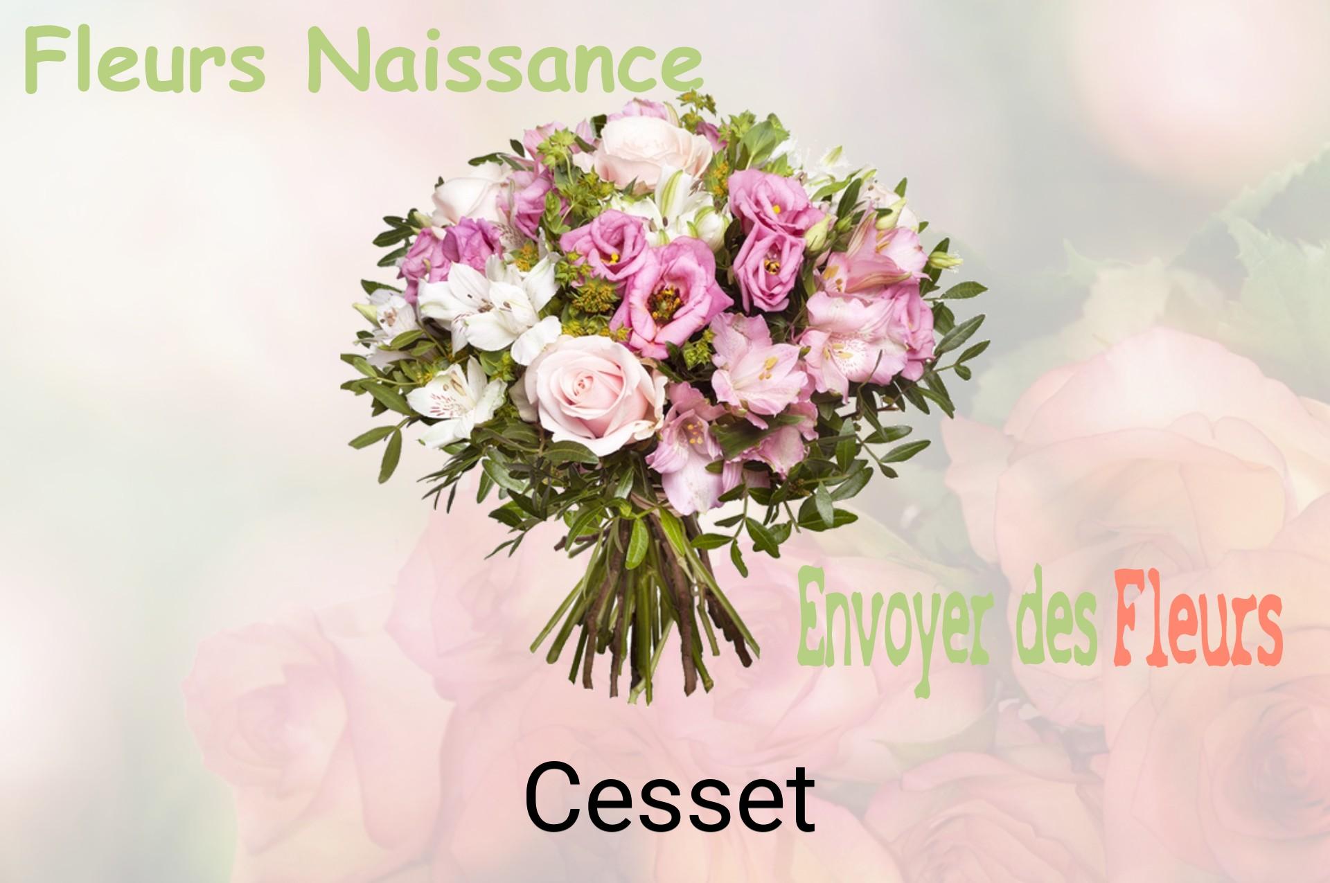 Bouquet de fleurs de naissance livré à Cesset